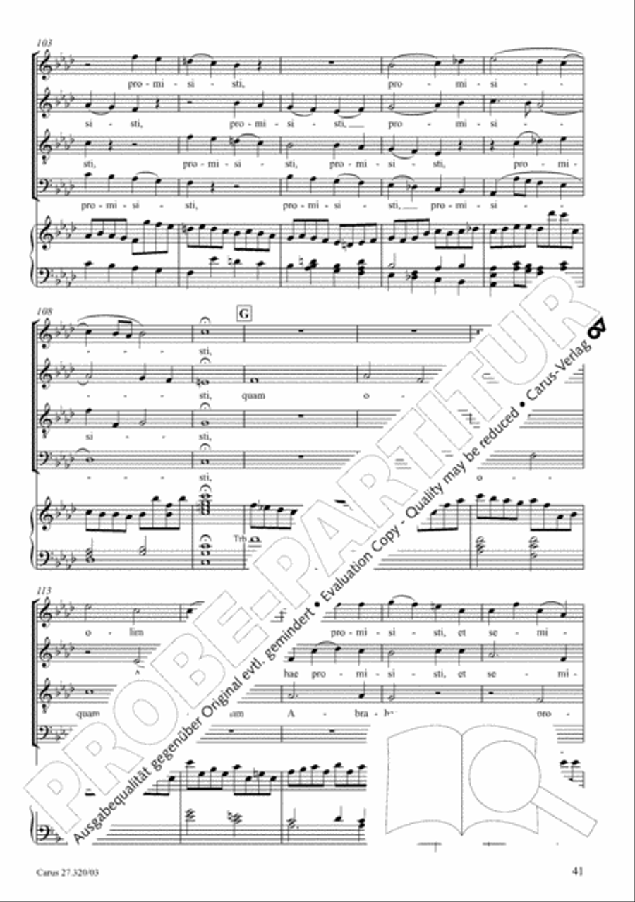 Requiem in D minor 4-Part scores gallery preview page 42