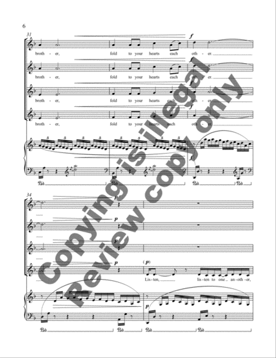 The Tree of Peace The Tree of Peace SSAA scores gallery preview page 12