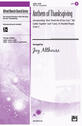 Book cover for Anthem of Thanksgiving