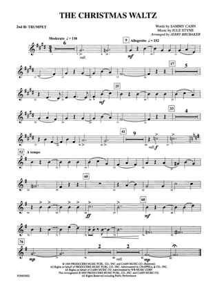 The Christmas Waltz: 2nd B-flat Trumpet