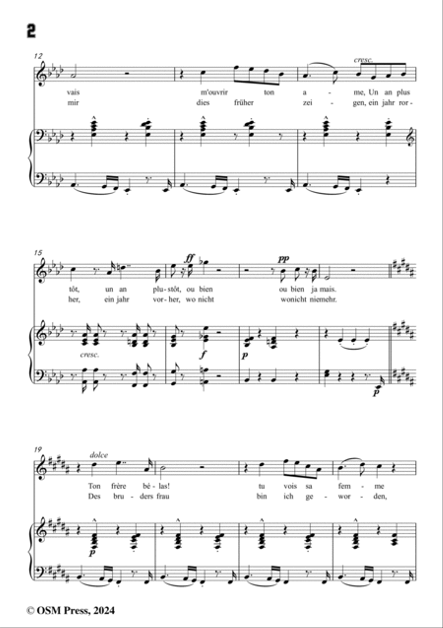 Meyerbeer-Rachel à Nephtali(Rachel und Nephtali;Romance biblique),in A flat Major Voice scores gallery preview page 4