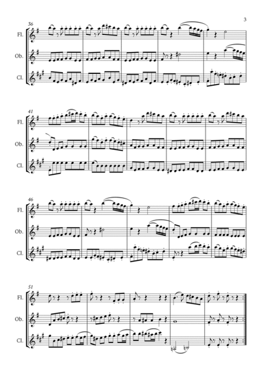 Eine kleine Nachtmusik in G Major by Mozart K 525 for Woodwind Trio image number null