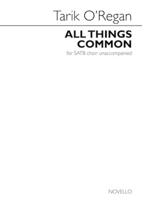 Book cover for All Things Common