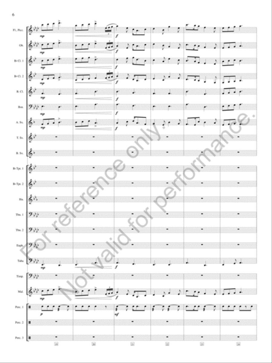 An English Triptych An English Triptych Concert Band scores gallery preview page 7