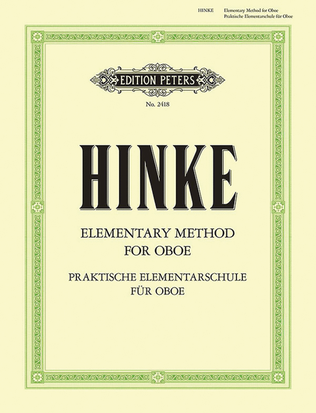 Book cover for Elementary Method for Oboe