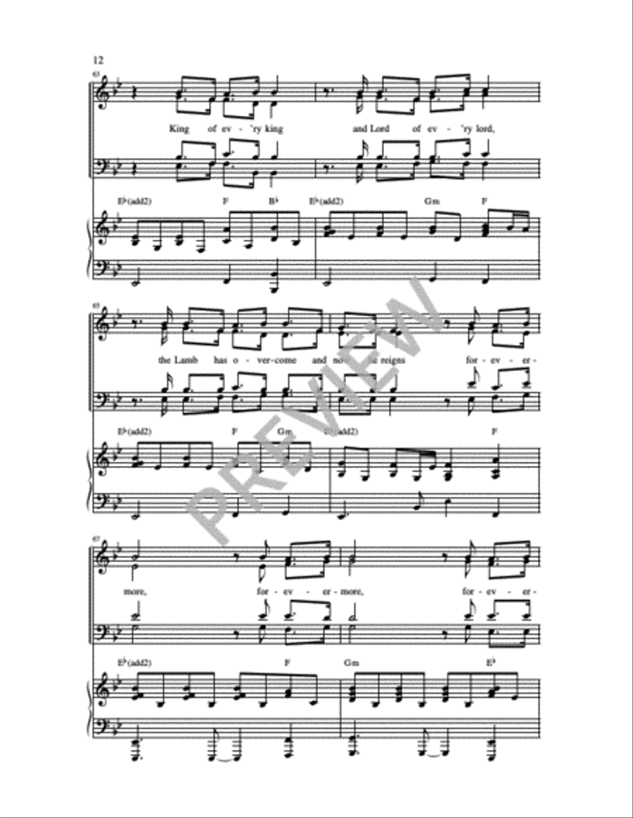 Paschal Mystery 4-Part scores gallery preview page 9