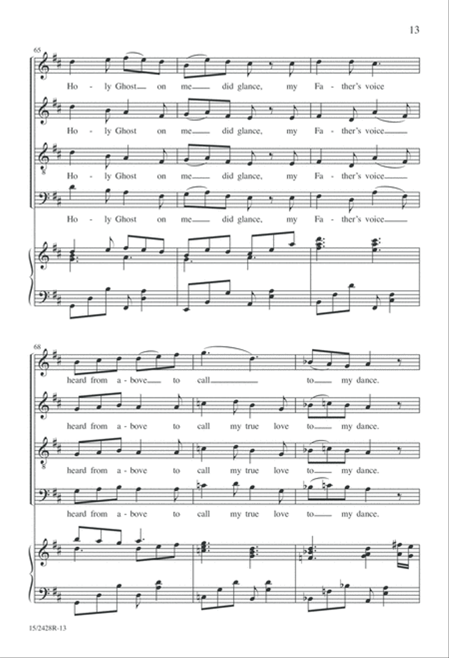 My Dancing Day My Dancing Day 4-Part scores gallery preview page 14