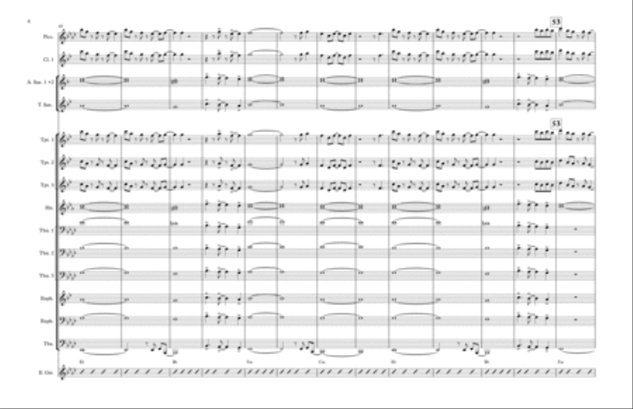 Blinding Lights Blinding Lights Marching Band scores gallery preview page 4