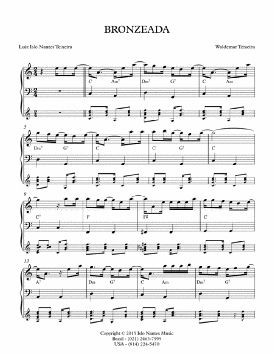 BRONZEADA BRONZEADA String Duet scores gallery preview page 1