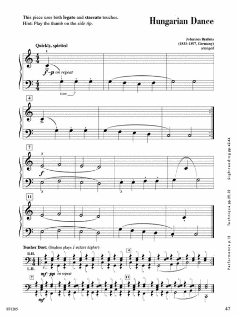 Accelerated Piano Adventures for the Older Beginner Piano Method scores gallery preview page 5