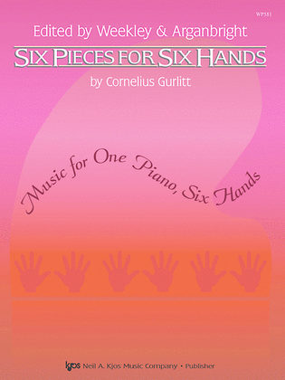 Book cover for Six Pieces For Six Hands