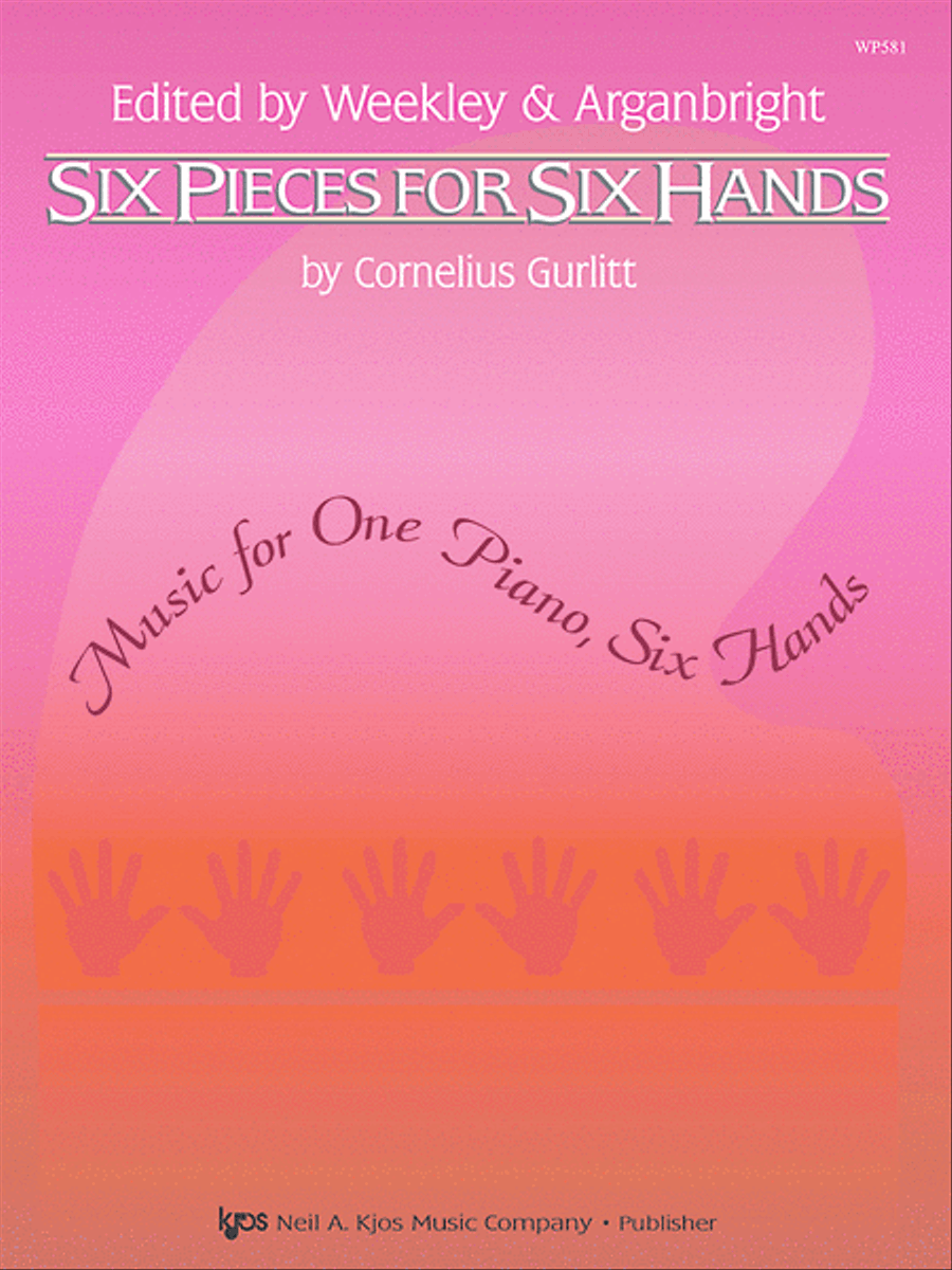 Six Pieces For Six Hands Six Pieces For Six Hands Piano Method scores gallery preview page 1