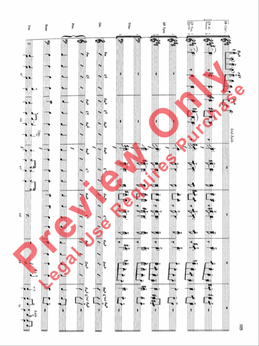 Original Big Band Sounds Big Band scores gallery preview page 106