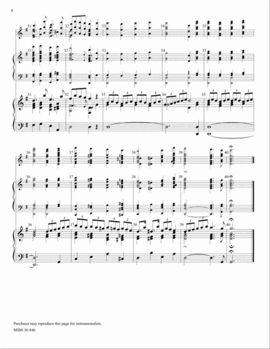 Adeste fideles Choir scores gallery preview page 4