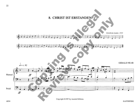 Choraleworks III Eight Chorale Preludes