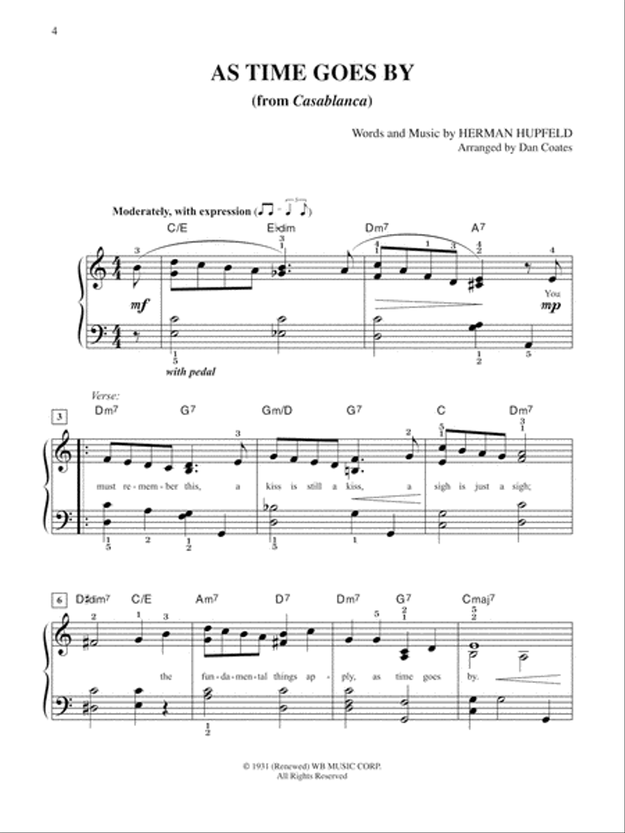 Top-Requested Movie & TV Sheet Music Easy Piano scores gallery preview page 3