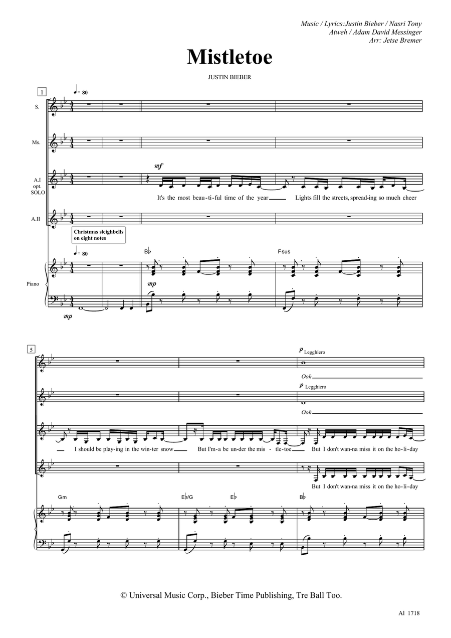 Mistletoe Mistletoe SSAA scores gallery preview page 1