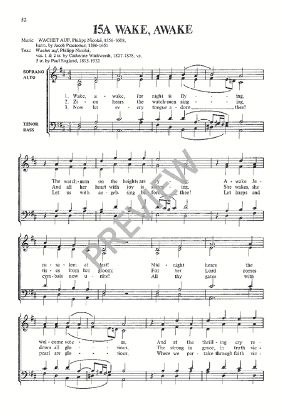 A Choir Book for Advent 4-Part scores gallery preview page 54