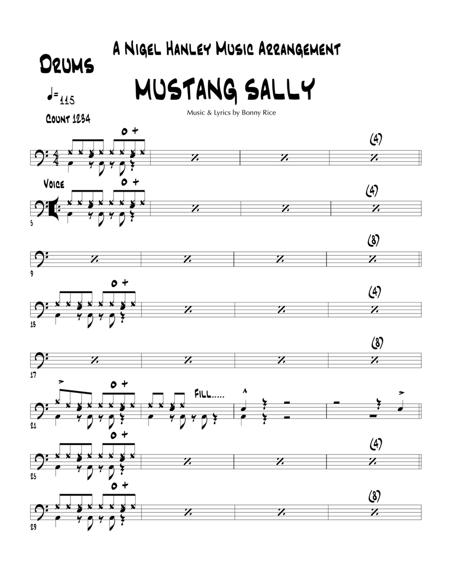 Mustang Sally Jazz Ensemble scores gallery preview page 5