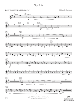 Sparkle: (wp) 3rd B-flat Trombone T.C.