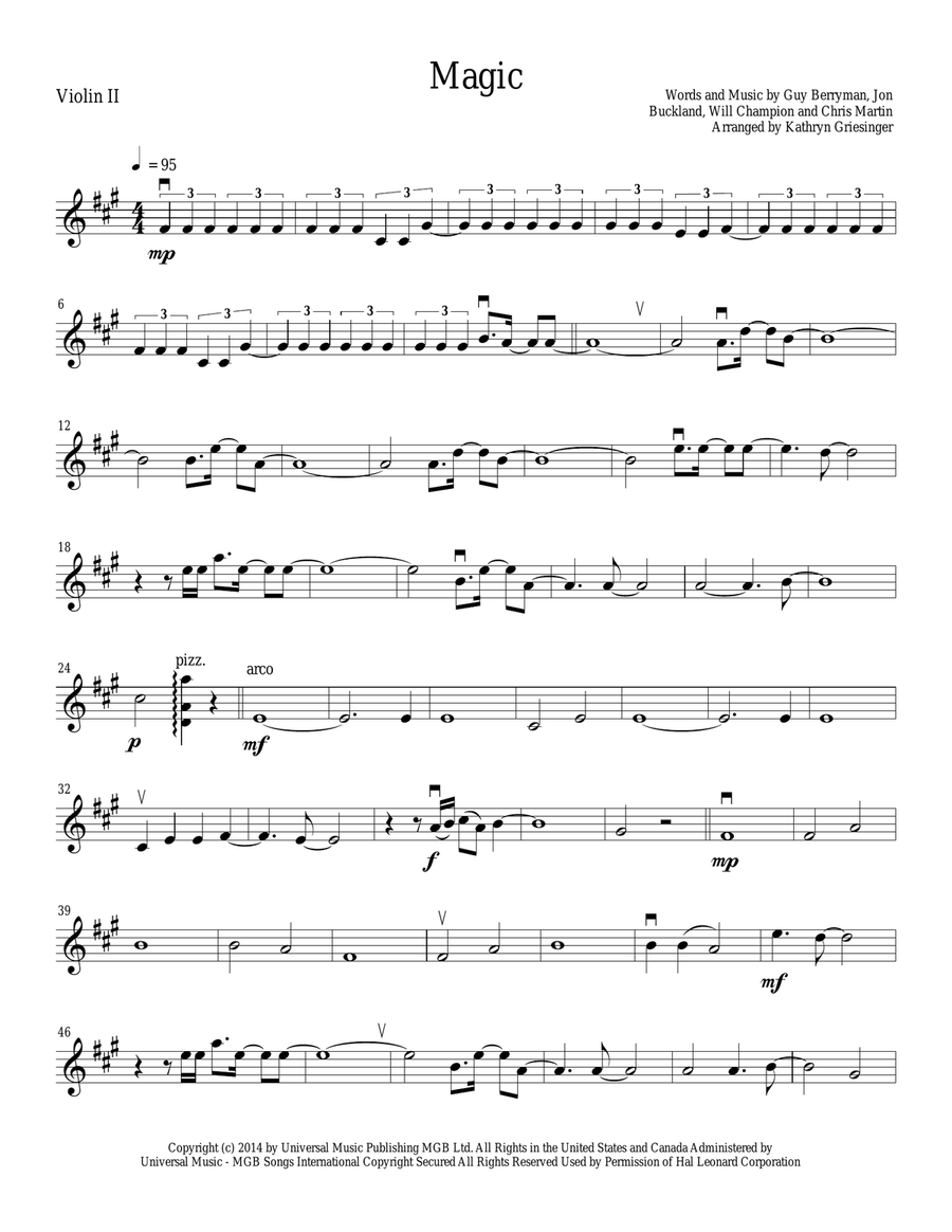 Magic String Quartet scores gallery preview page 3