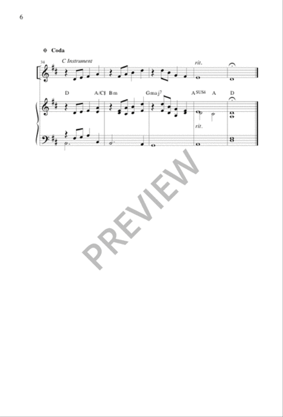 I Will Be the Vine 4-Part scores gallery preview page 6