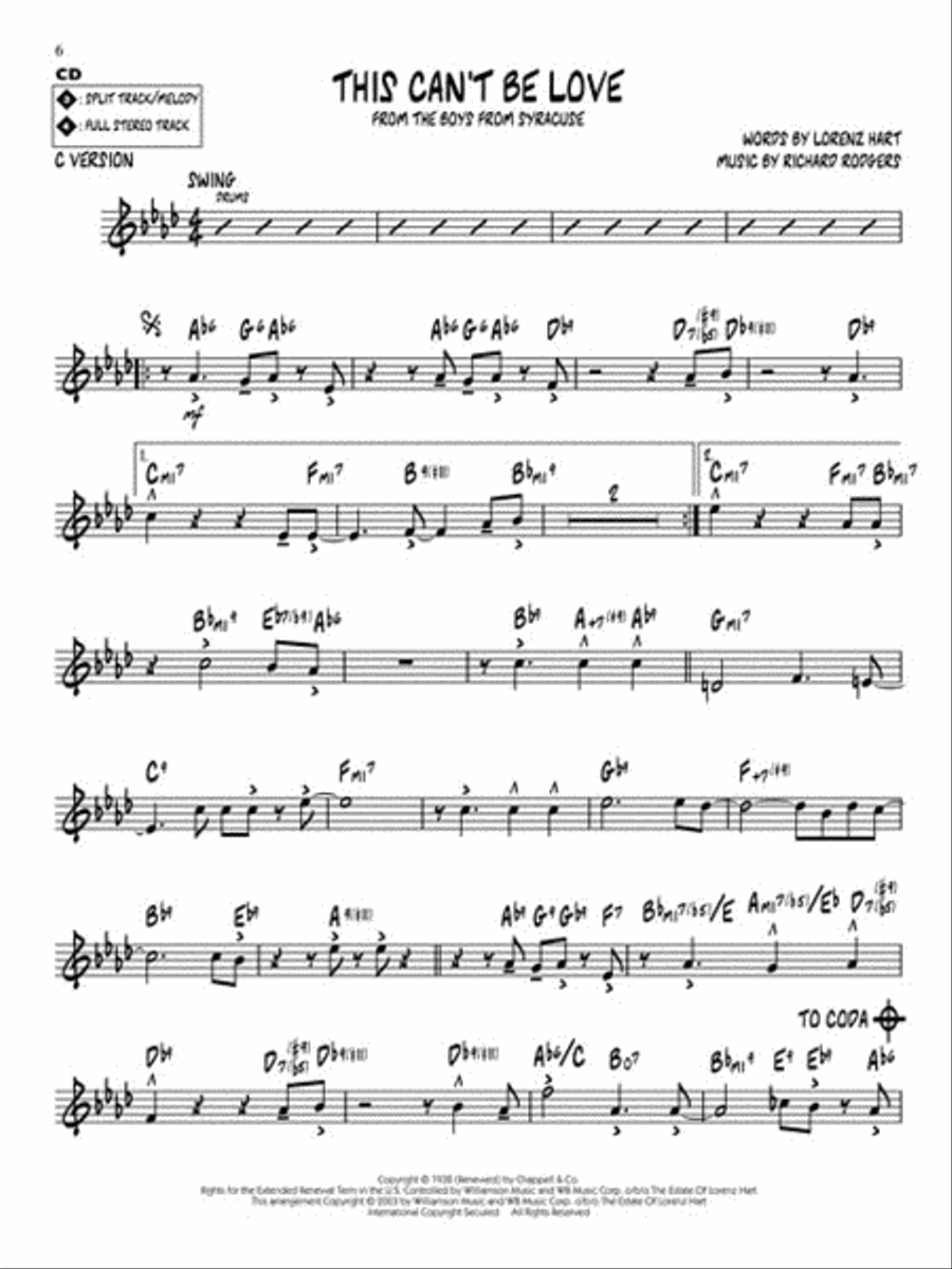 Rodgers & Hart Classics CD scores gallery preview page 4