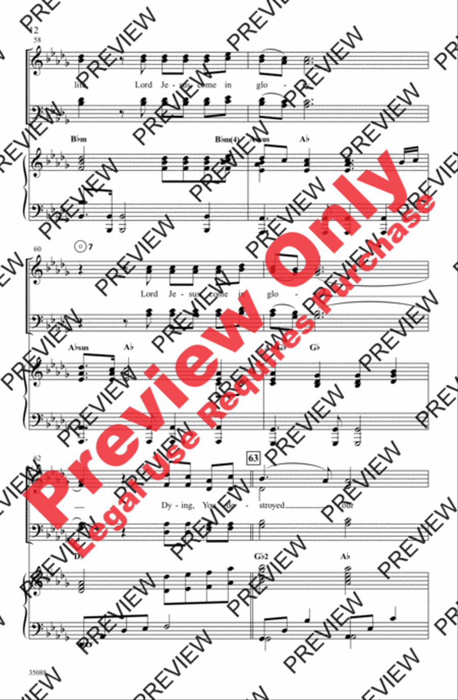 Remembrance Remembrance 4-Part scores gallery preview page 11