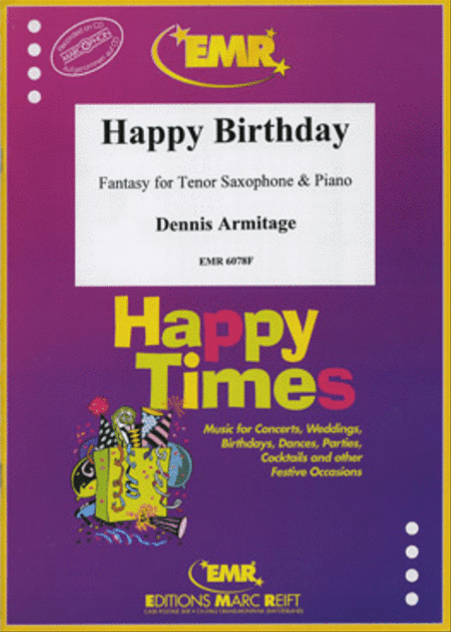 Happy Birthday Tenor Saxophone scores gallery preview page 1