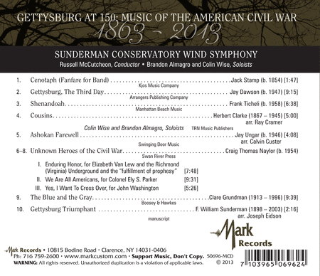 Gettysburg At 150 (Music of the American Civil War)