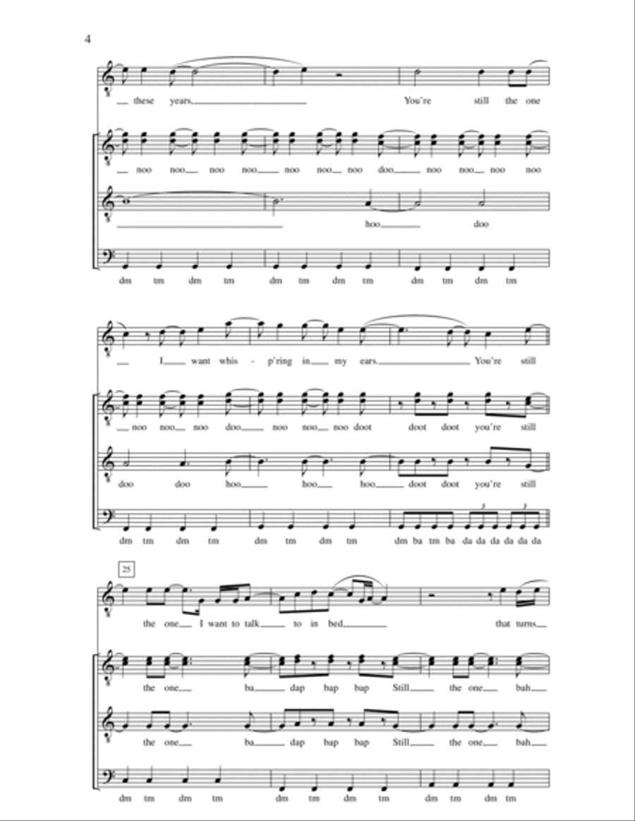 Still the One TTBB scores gallery preview page 4