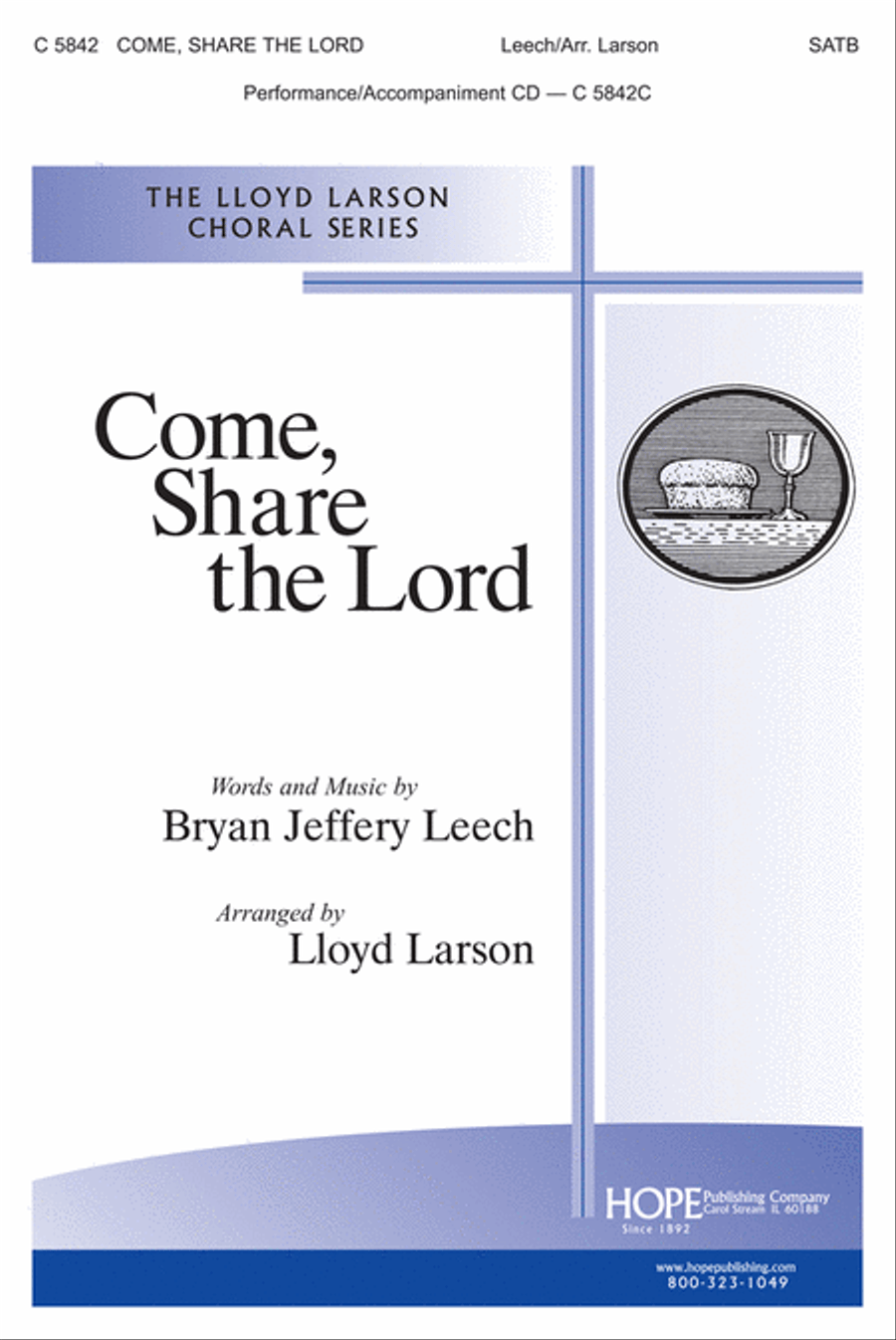 Come, Share the Lord 4-Part scores gallery preview page 1