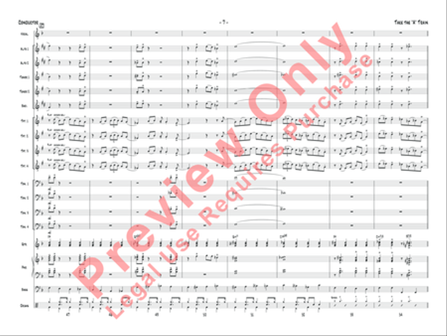 Take the A Train Jazz Ensemble scores gallery preview page 10
