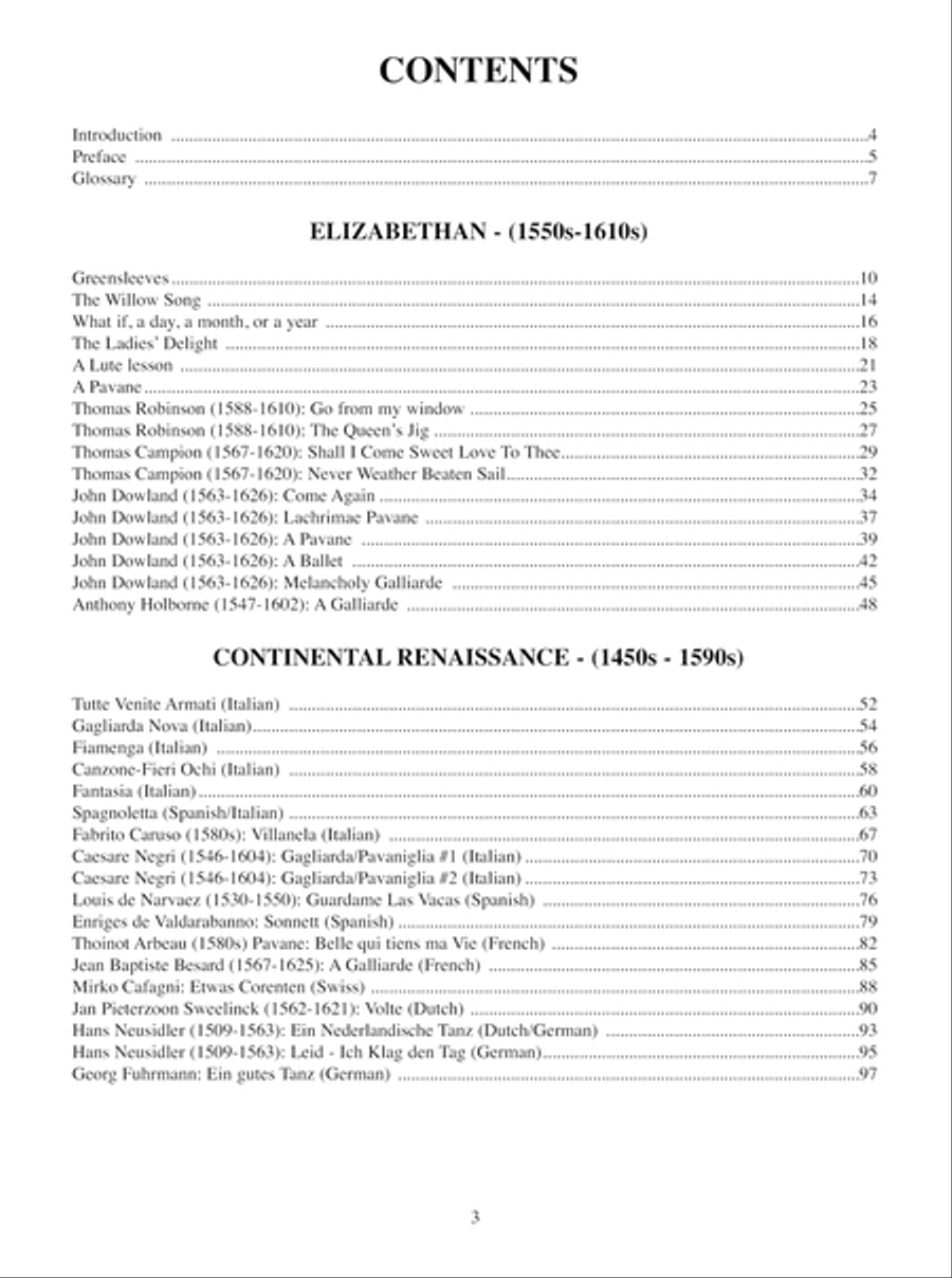 Renaissance & Elizabethan Music for Banjo Banjo scores gallery preview page 4