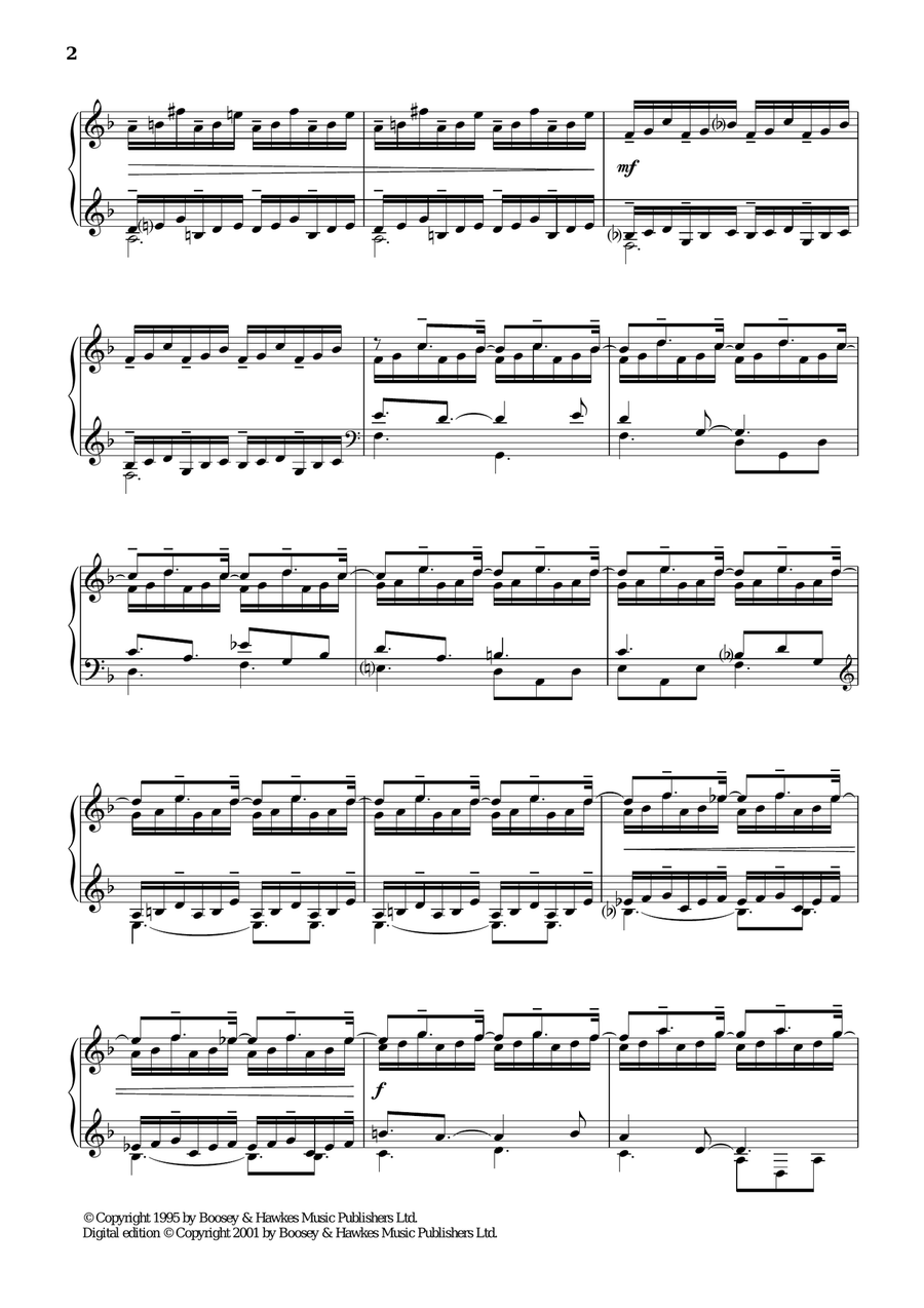 Eight Pattern Preludes, 6. Etude Piano Method scores gallery preview page 2