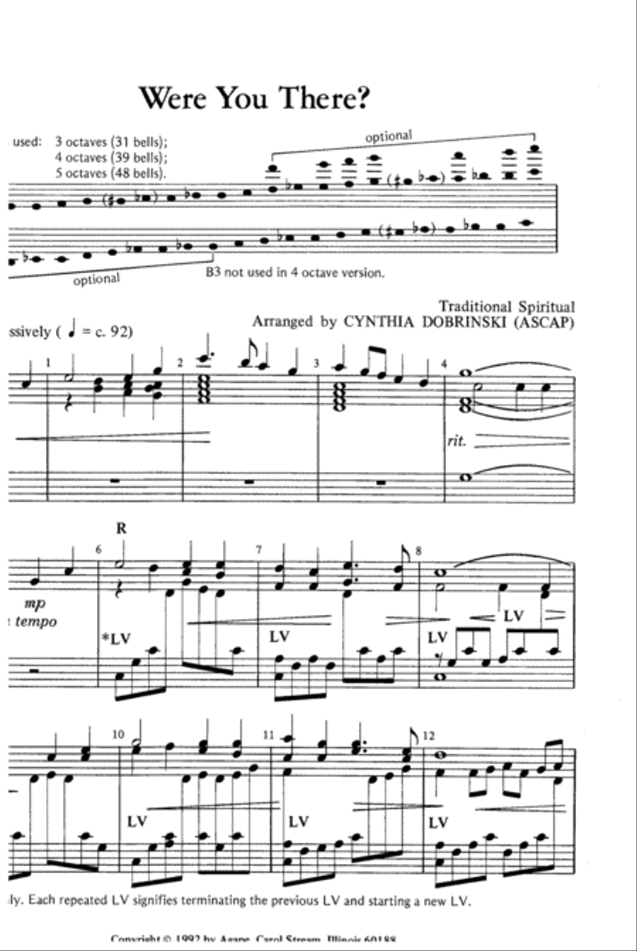 Were You There? 5-Octaves scores gallery preview page 2
