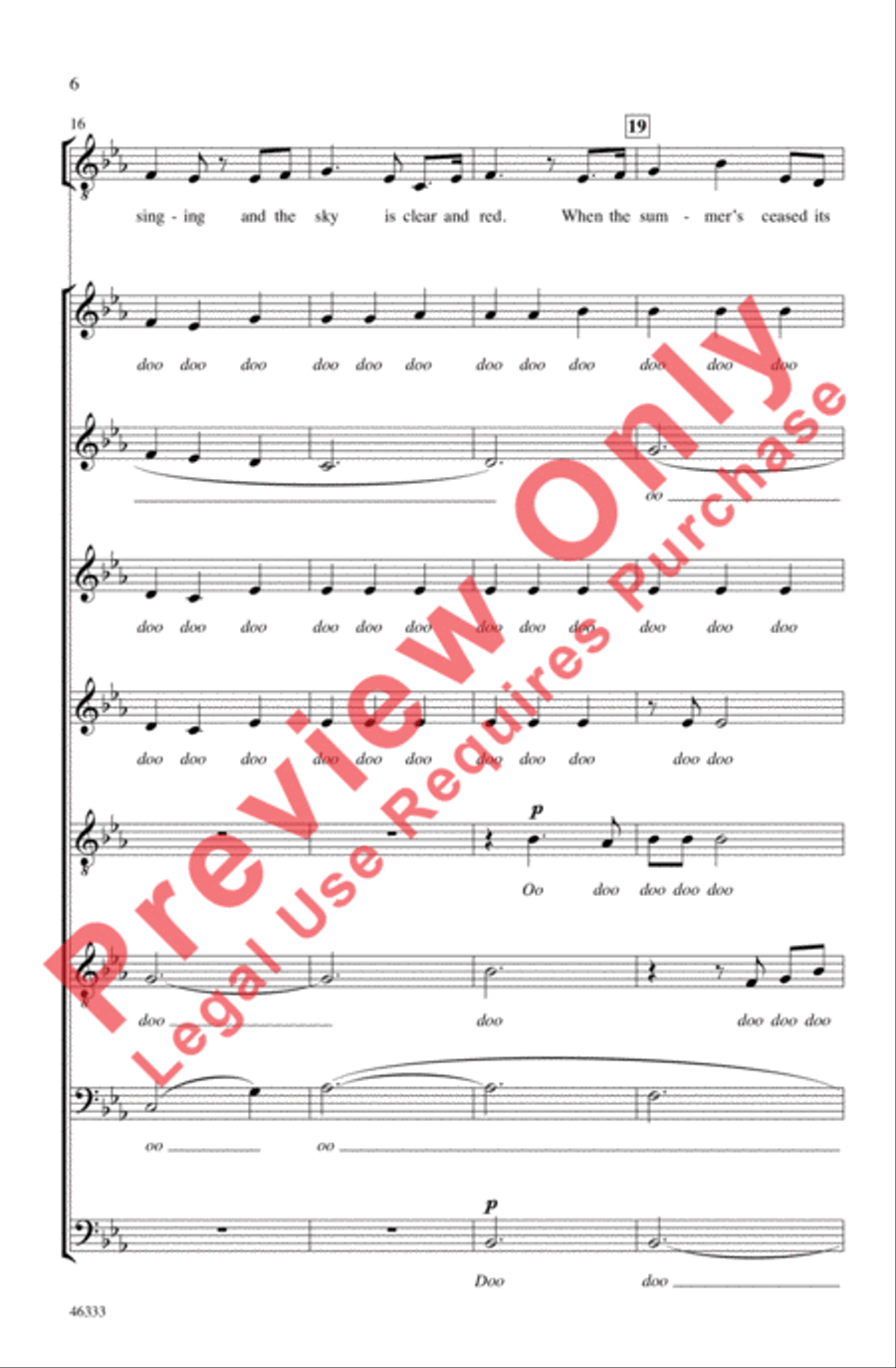 Homeward Bound Homeward Bound 4-Part scores gallery preview page 6