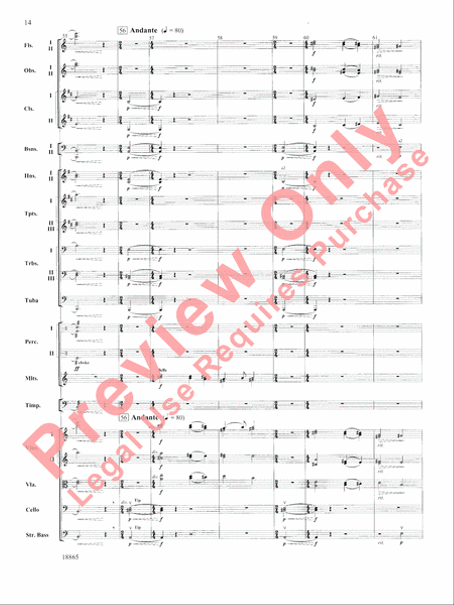 An American Rhapsody An American Rhapsody Full Orchestra scores gallery preview page 15