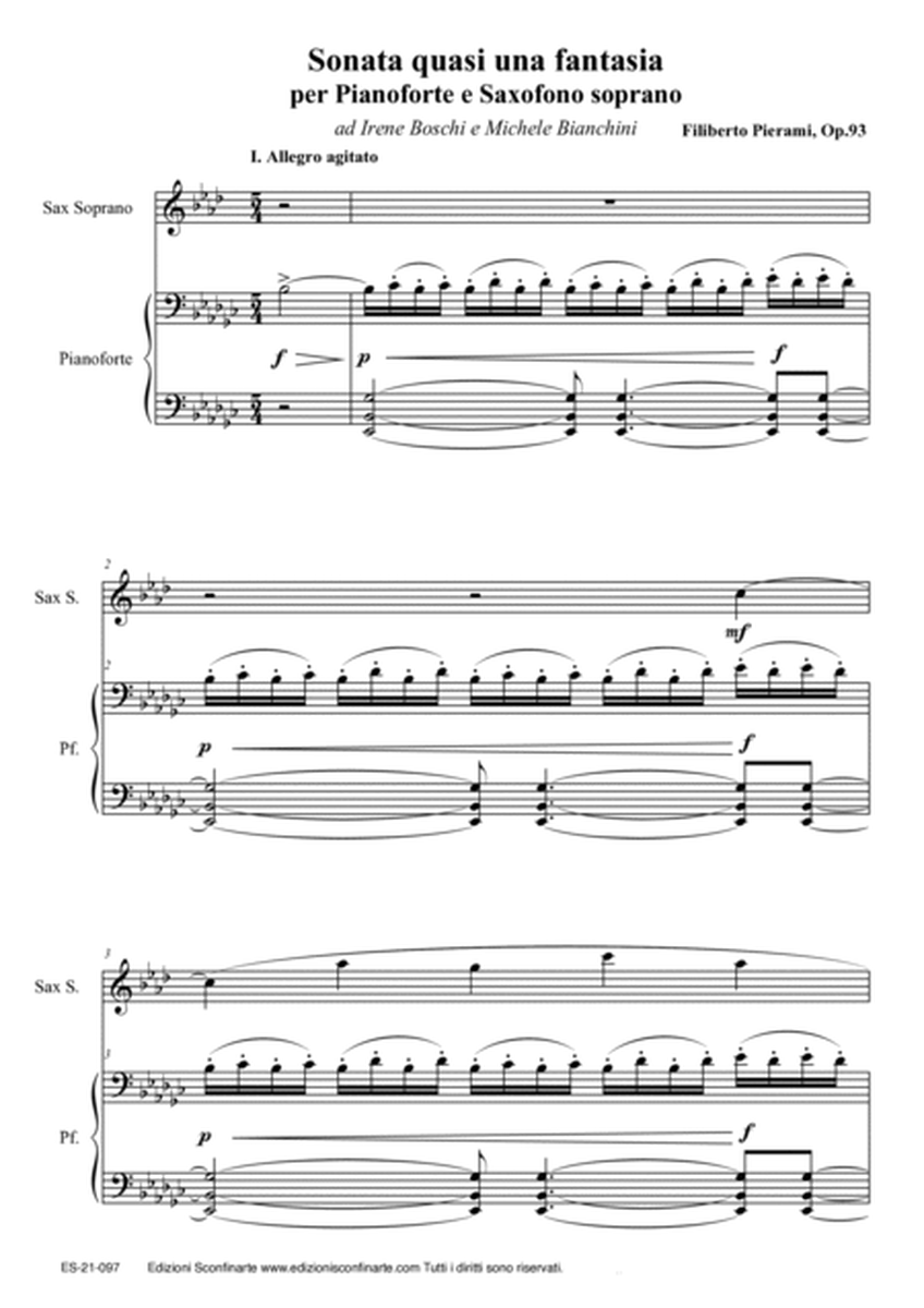 Filiberto Pierami: SONATA Op.93 quasi una fantasia (ES-21-097)