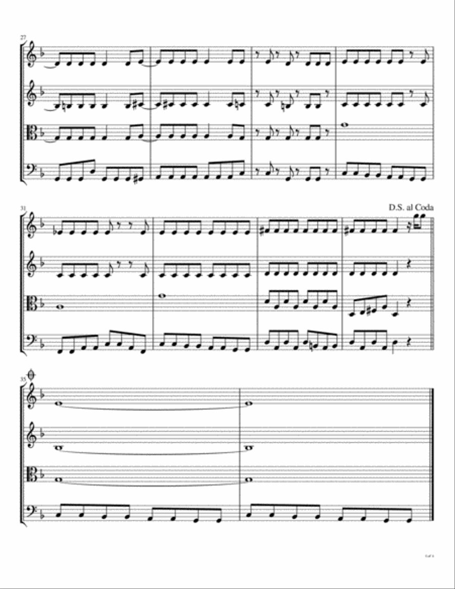 Sgt. Pepper's Lonely Hearts Club Band String Quartet scores gallery preview page 5