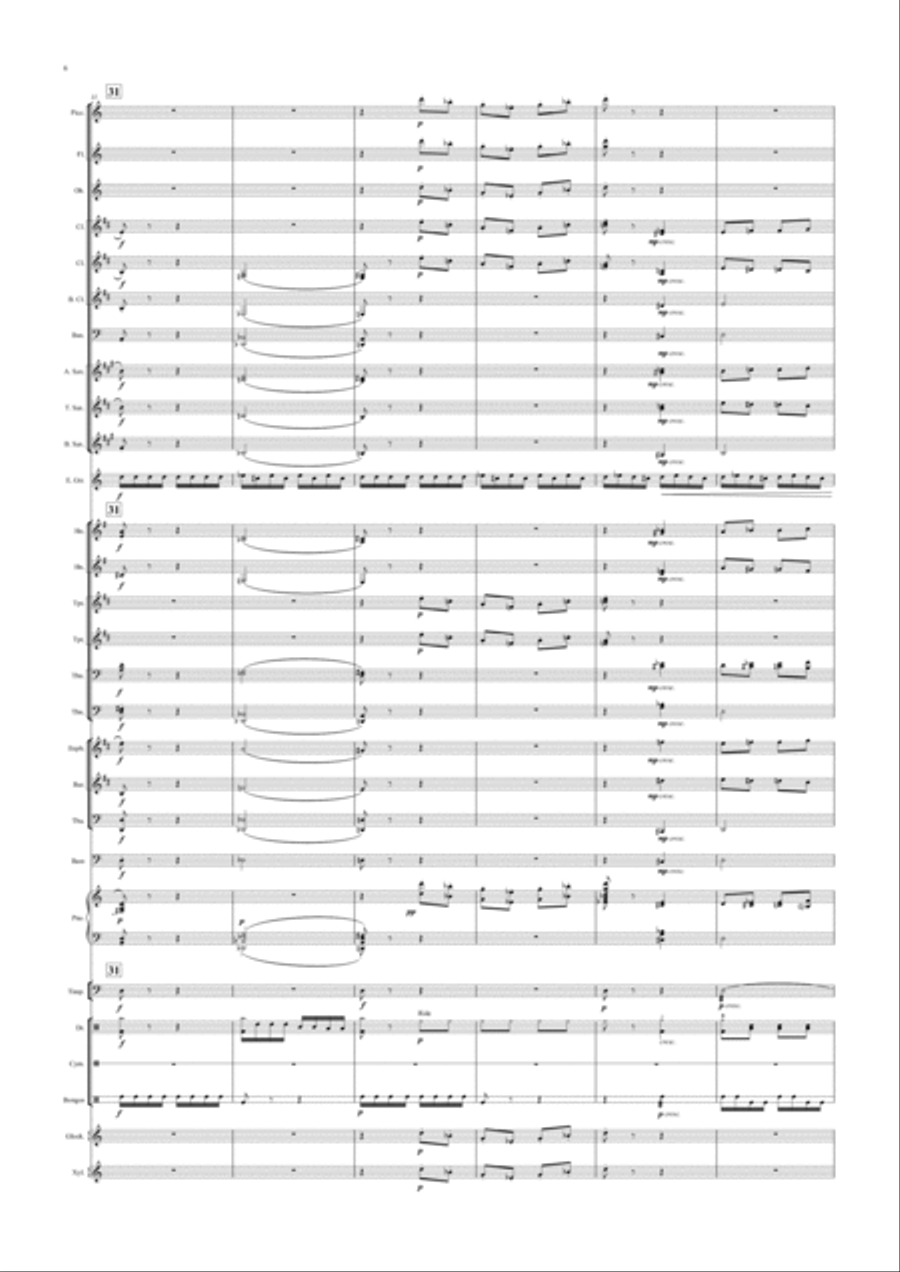 Flight Of The Bumblebee Flight Of The Bumblebee Concert Band scores gallery preview page 6