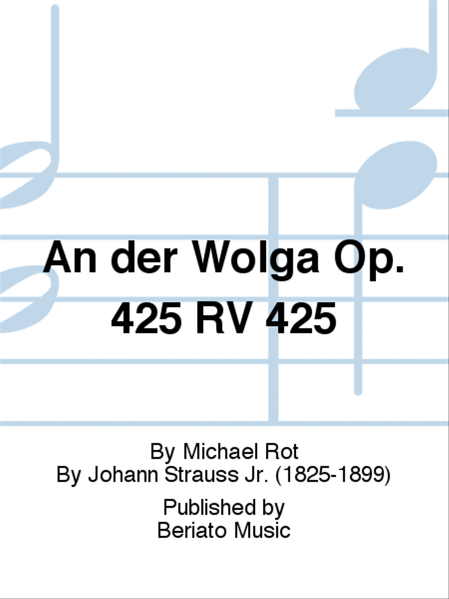 An der Wolga Op. 425 RV 425 Orchestra scores gallery preview page 1