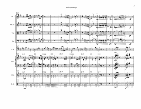 Bebopin' Strings for Jazz String Ensemble image number null