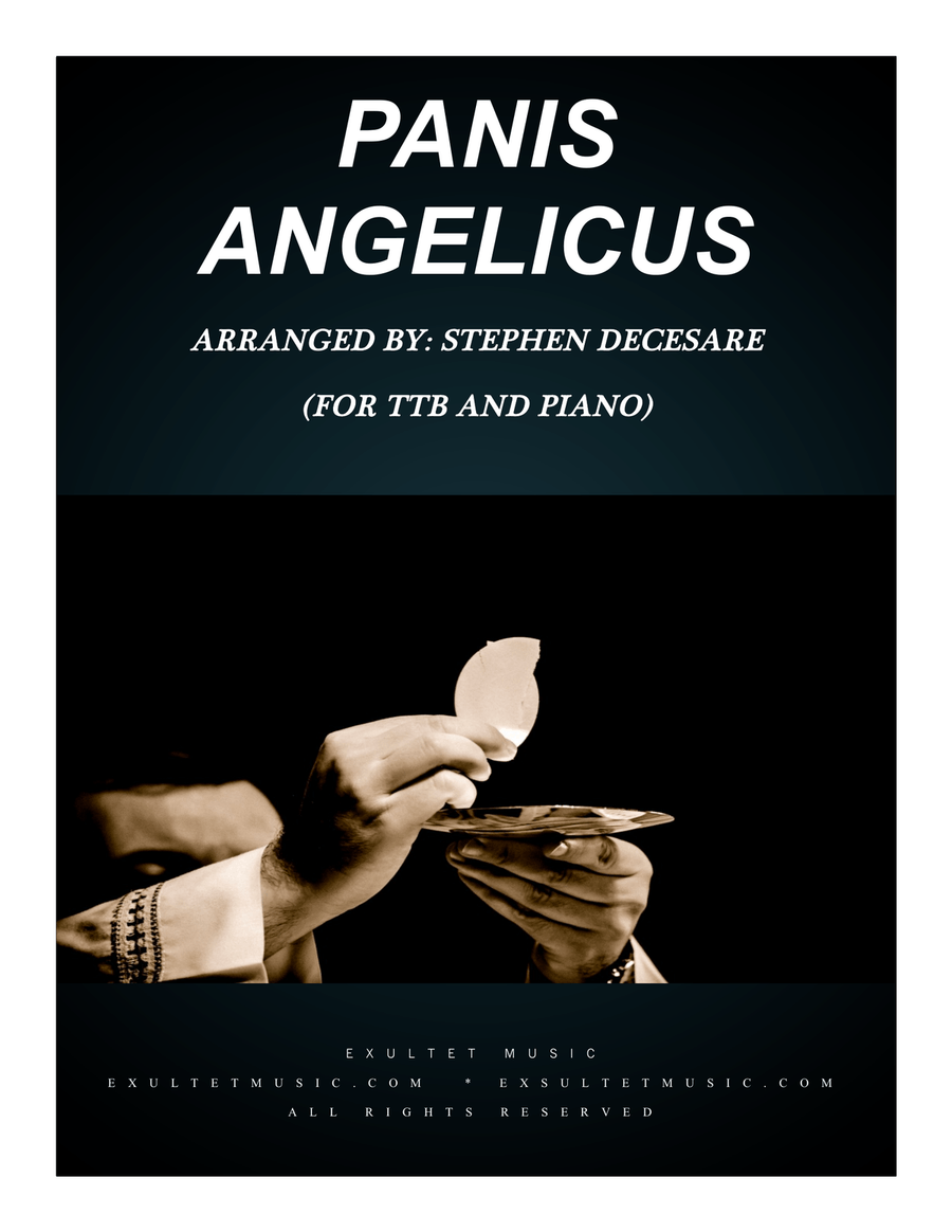 Panis Angelicus (TTB - Piano Accompaniment) image number null