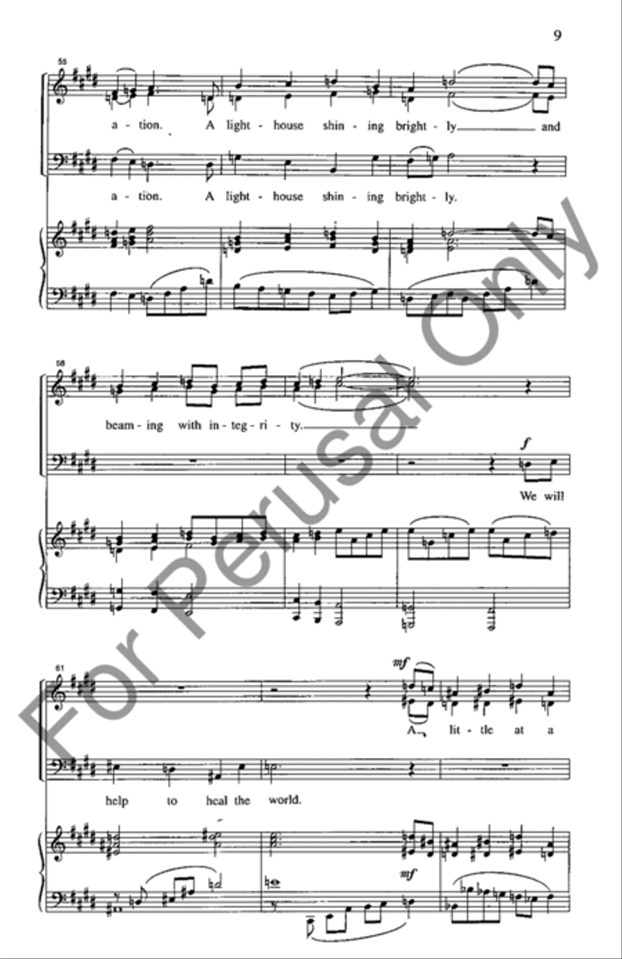 Children Of Tomorrow 3-Part scores gallery preview page 8