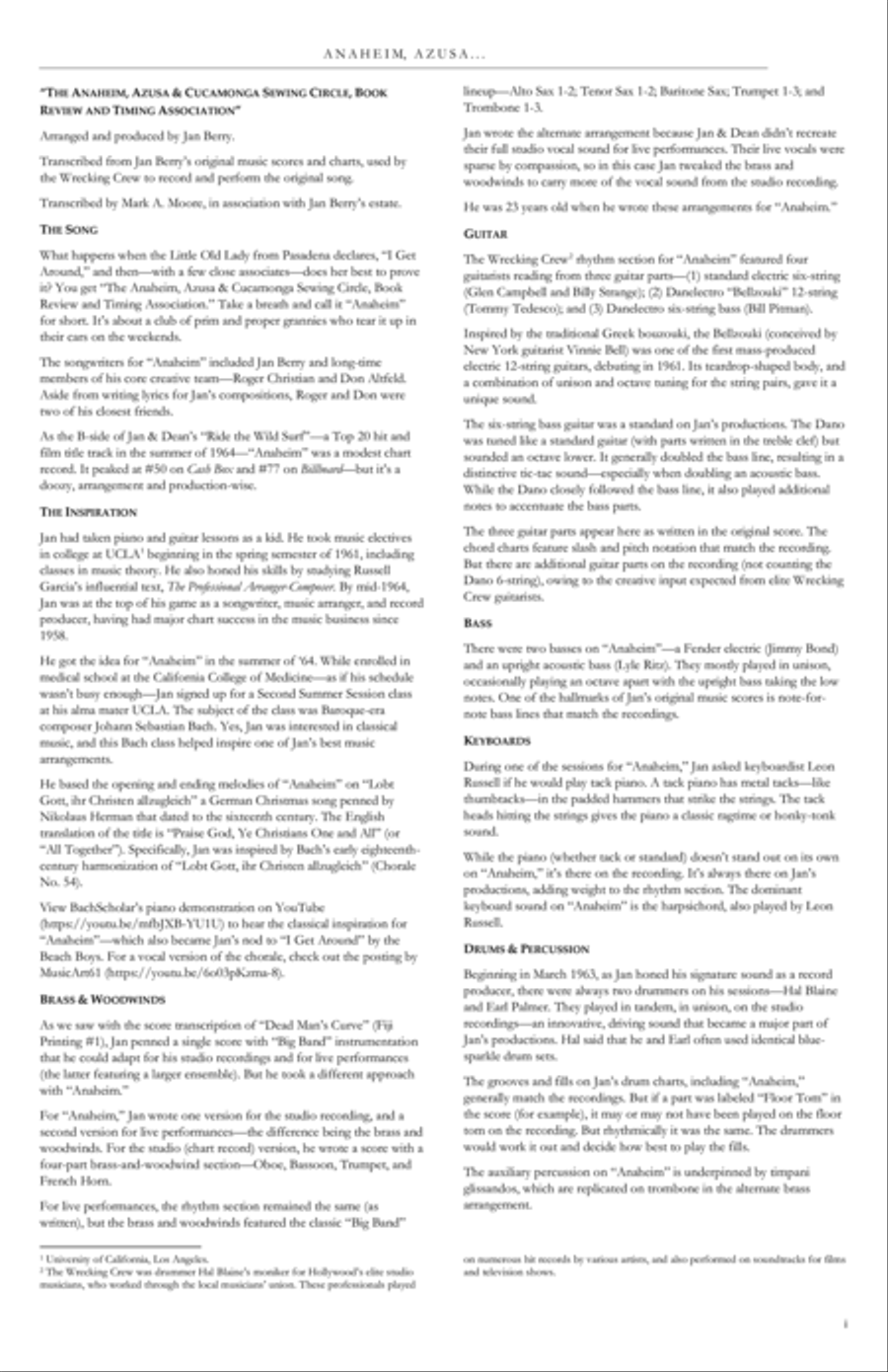 Anaheim, Azusa Cucamonga Sewing Circle Book Review Jazz Ensemble scores gallery preview page 3