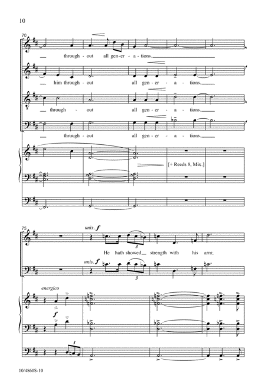 Magnificat and Nunc Dimittis (