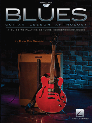 Book cover for Blues Guitar Lesson Anthology