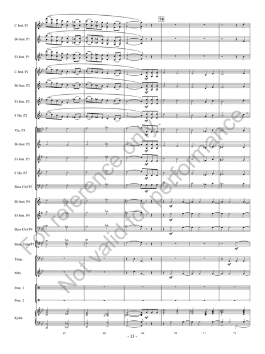 Antecedium Concert Band - Sheet Music page 14