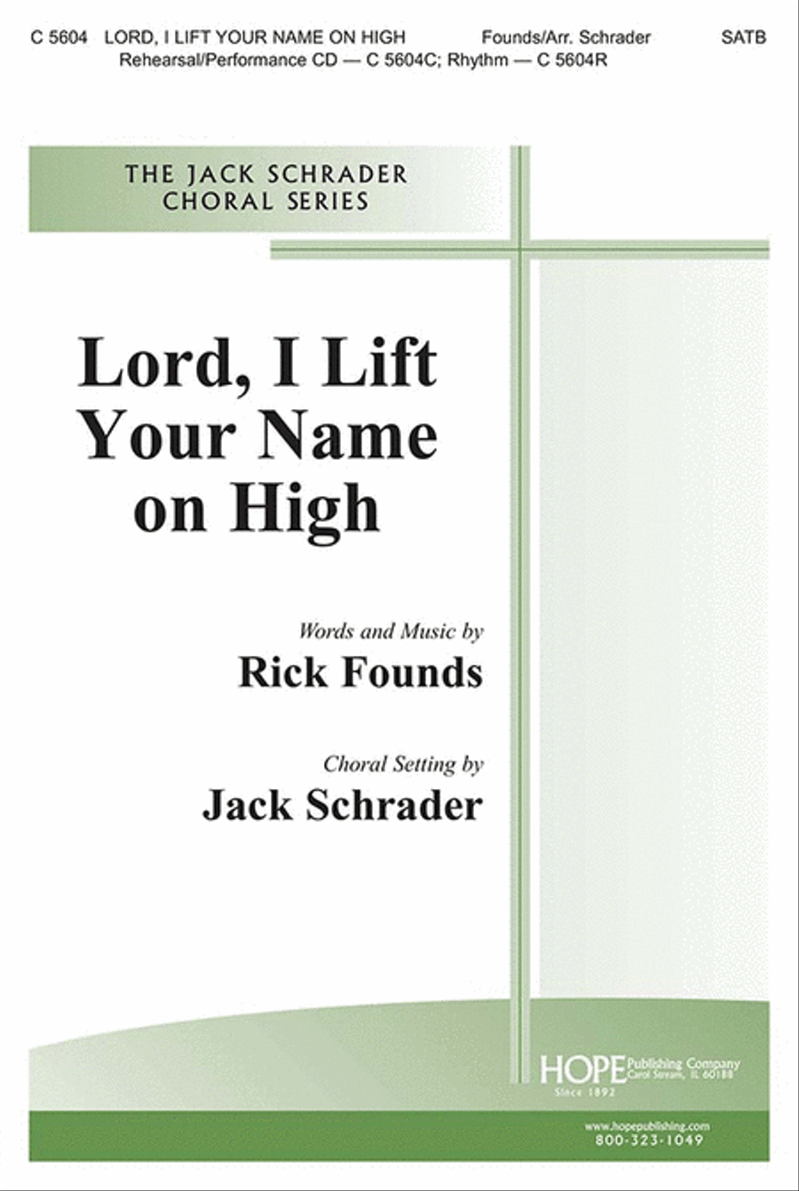 Lord, I Lift Your Name on High 4-Part scores gallery preview page 1